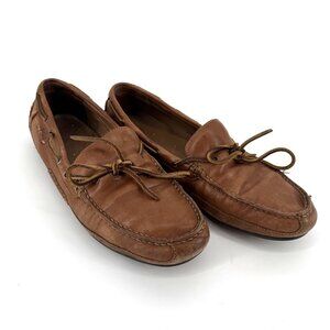 Polo Ralph Lauren Roberts Leather Loafers Mens 11D Rubber Soles Slip On